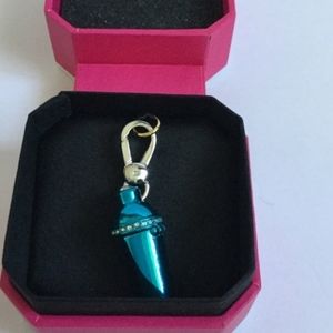 Juicy Couture Blue Pave Cocktail Shaker charm